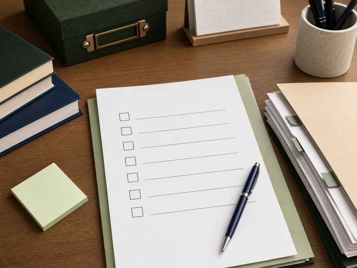Checklist de pasos para tramitar una herencia